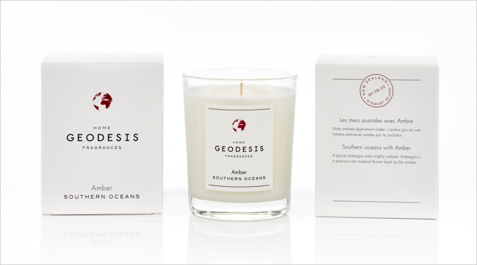 Amber Свеча ароматическая 100% натуральный соевый воск 180 гр, время горения 50 ч.