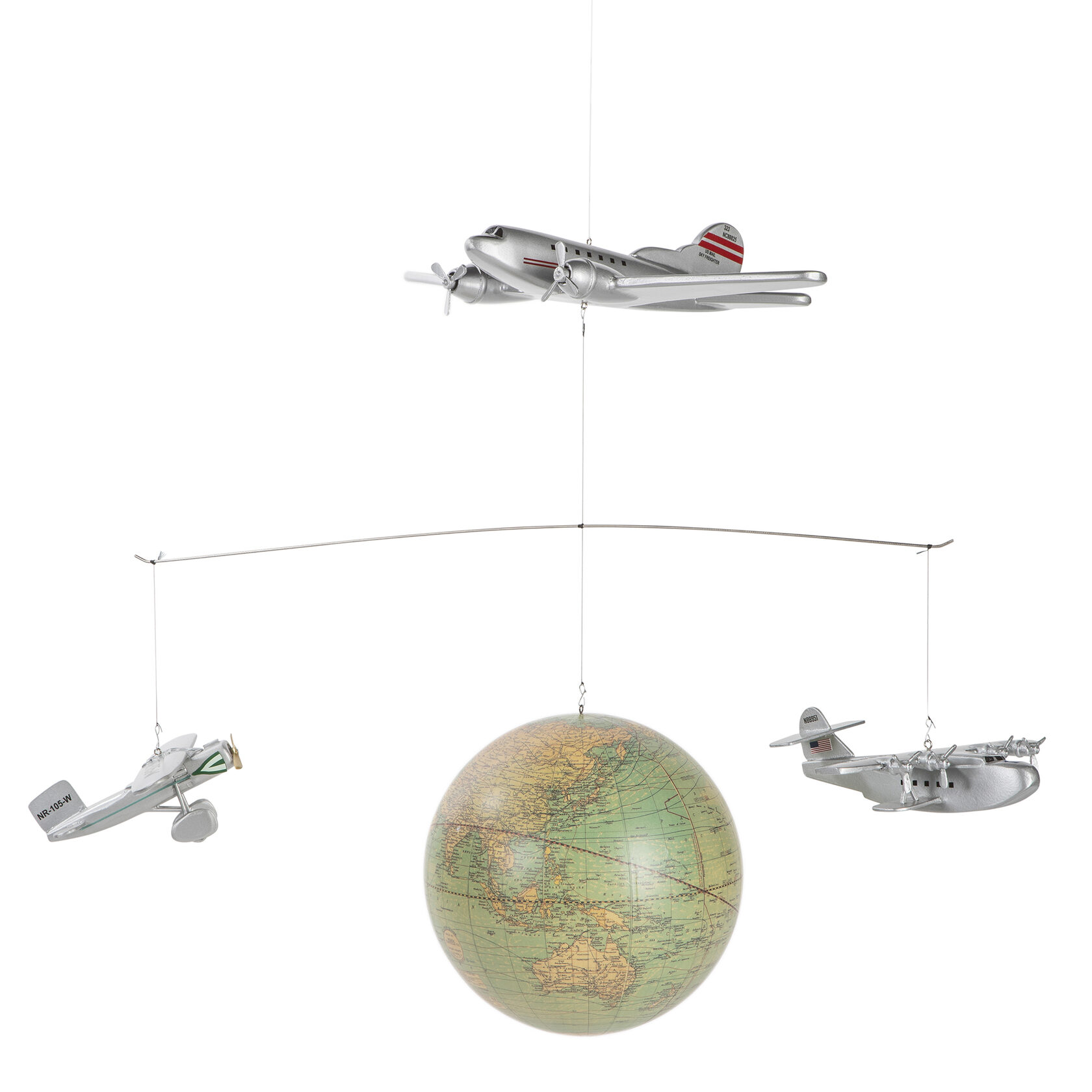 Мобиль AUTHENTIC MODELS Around the World 34,5х6,6хН 40 см, дерево