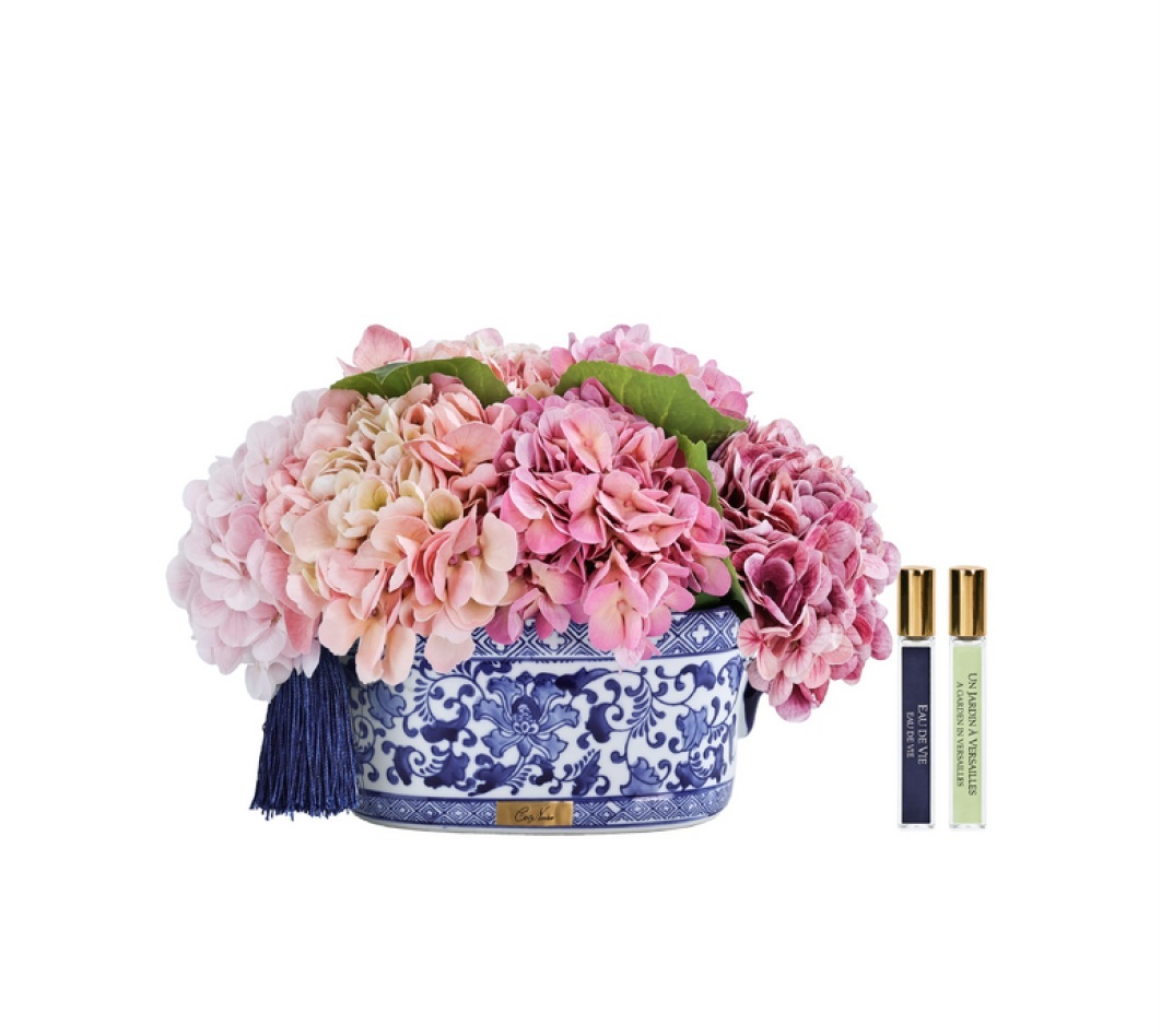 Букет гортензий Cote Noire Chinoiserie hydrangeas Mixed pink, розовый, 2 спрея по 10 мл