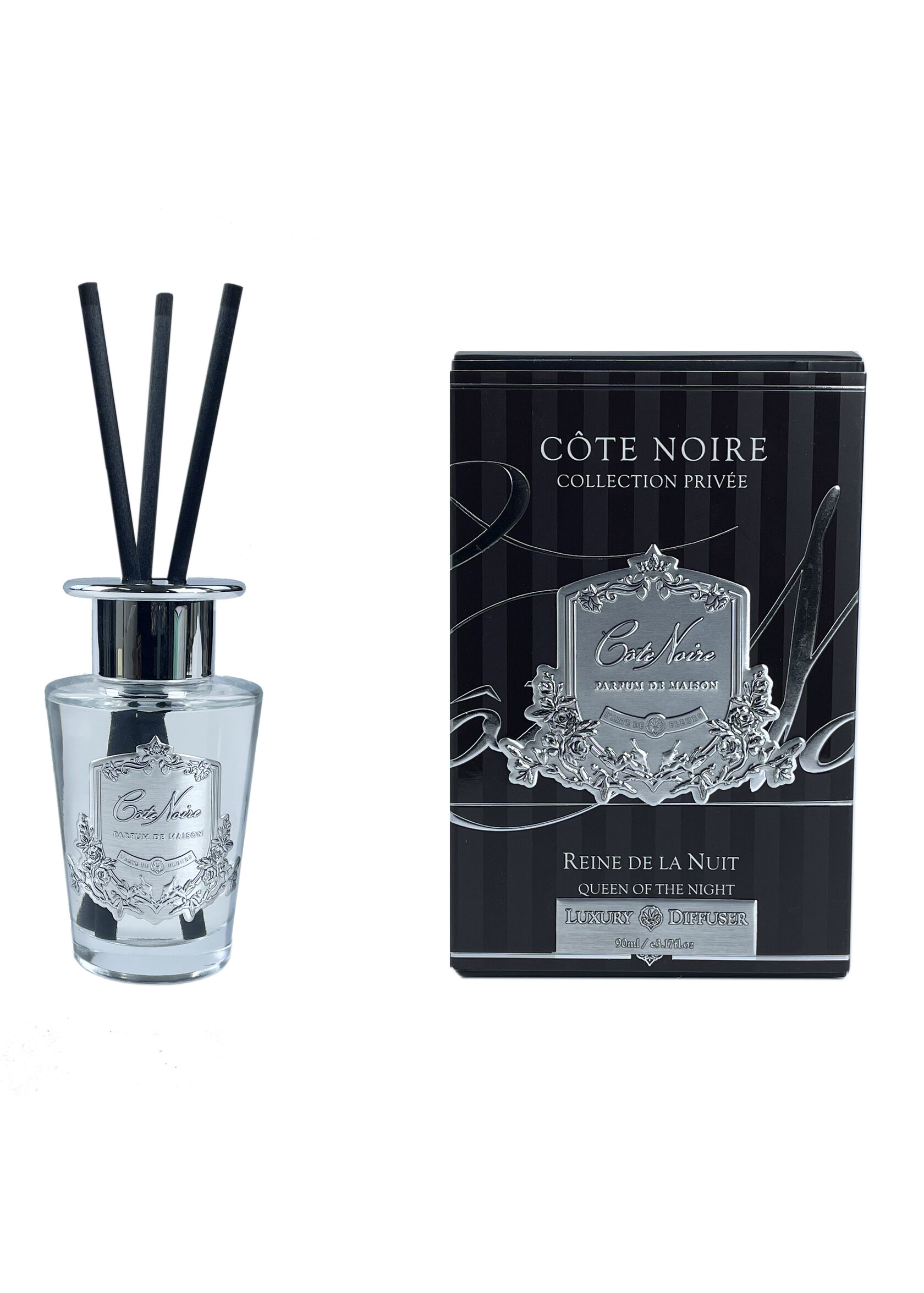 QUEEN OF THE NIGHTДиффузор, серебряный декор, 90 мл, время работы 70-90 дней