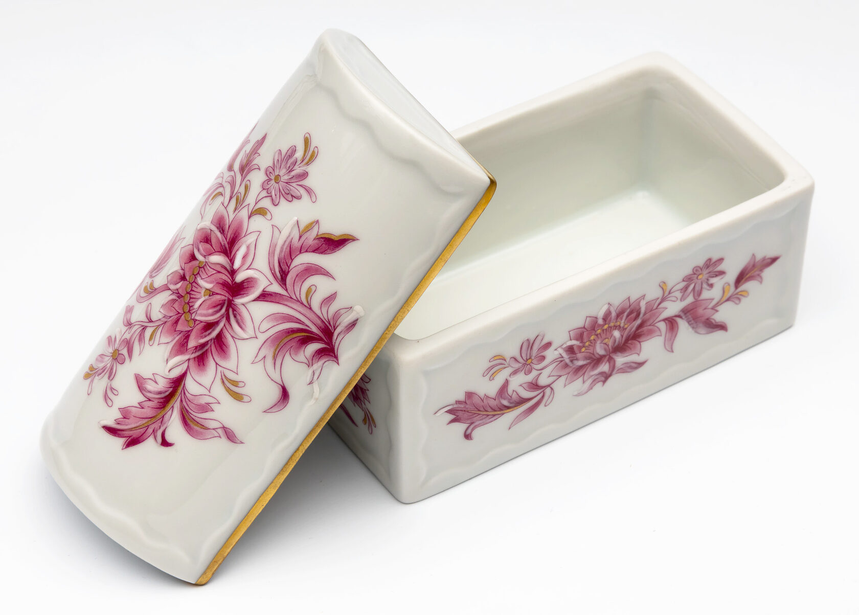 BAULETTO A/008 ANEMONEШкатулка 10х5, лиможский фарфор