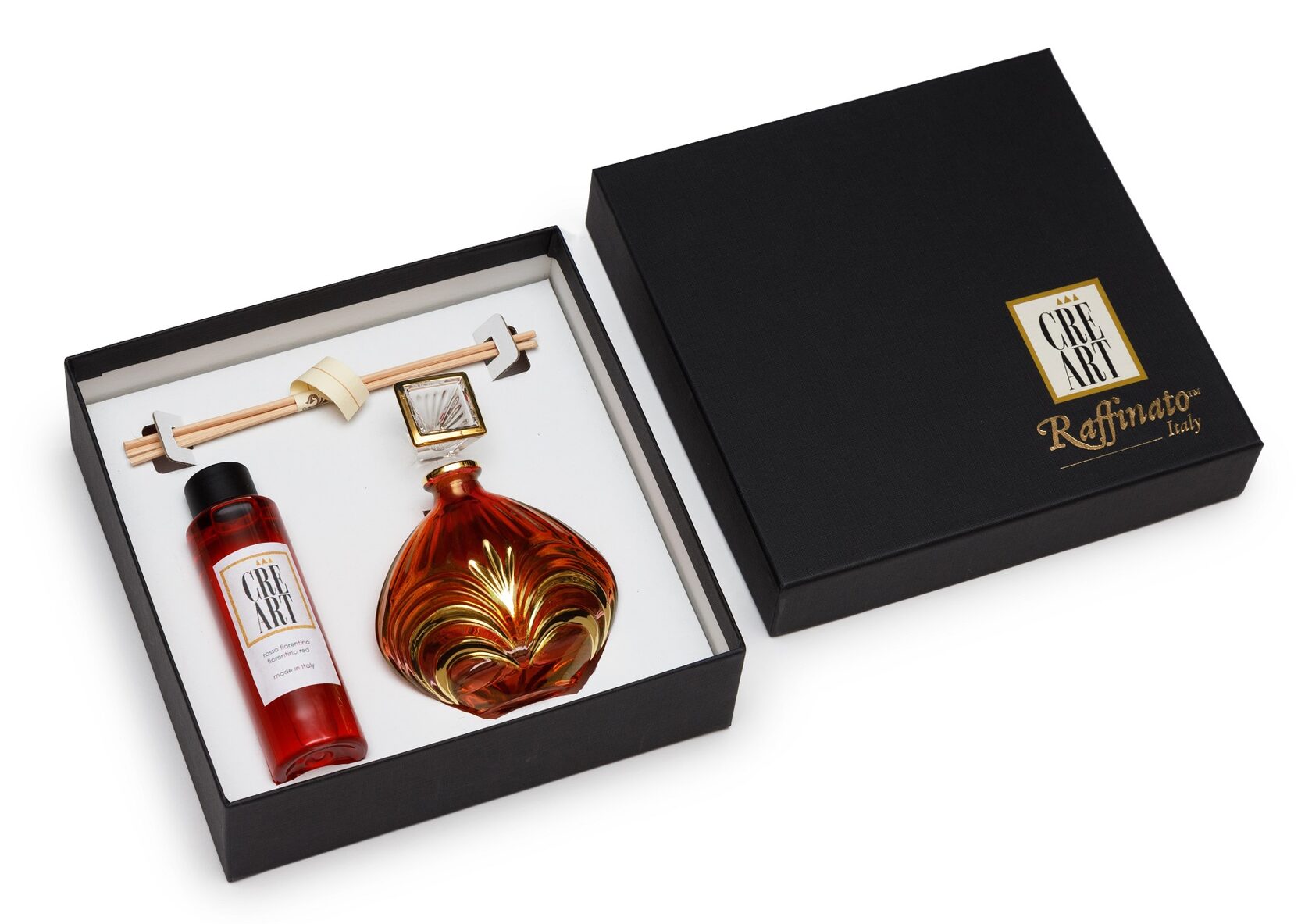 FLORENTINE REDДиффузор ароматический, красный с золотом, аромат мускатного ореха, 100 мл