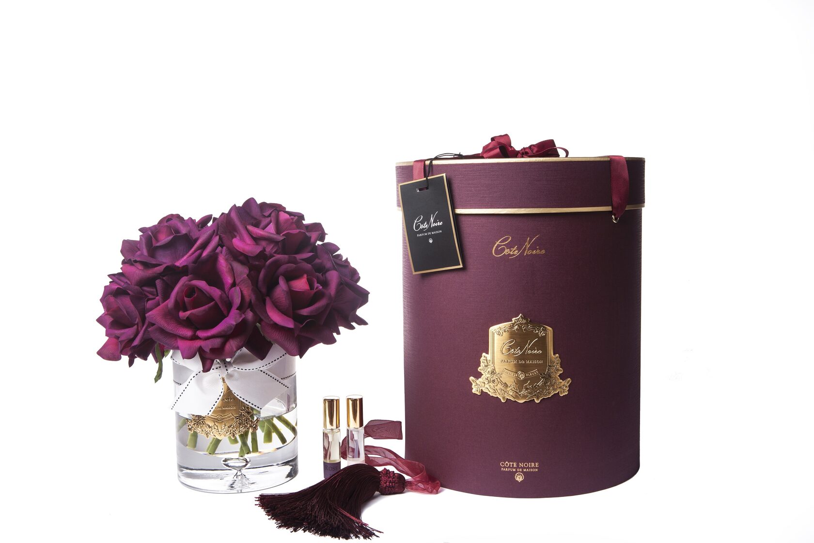 GRAND BOUQUET Carmine Red Большой букет роз, 2 спрея, красный, ВхШхД 32х26х26 см