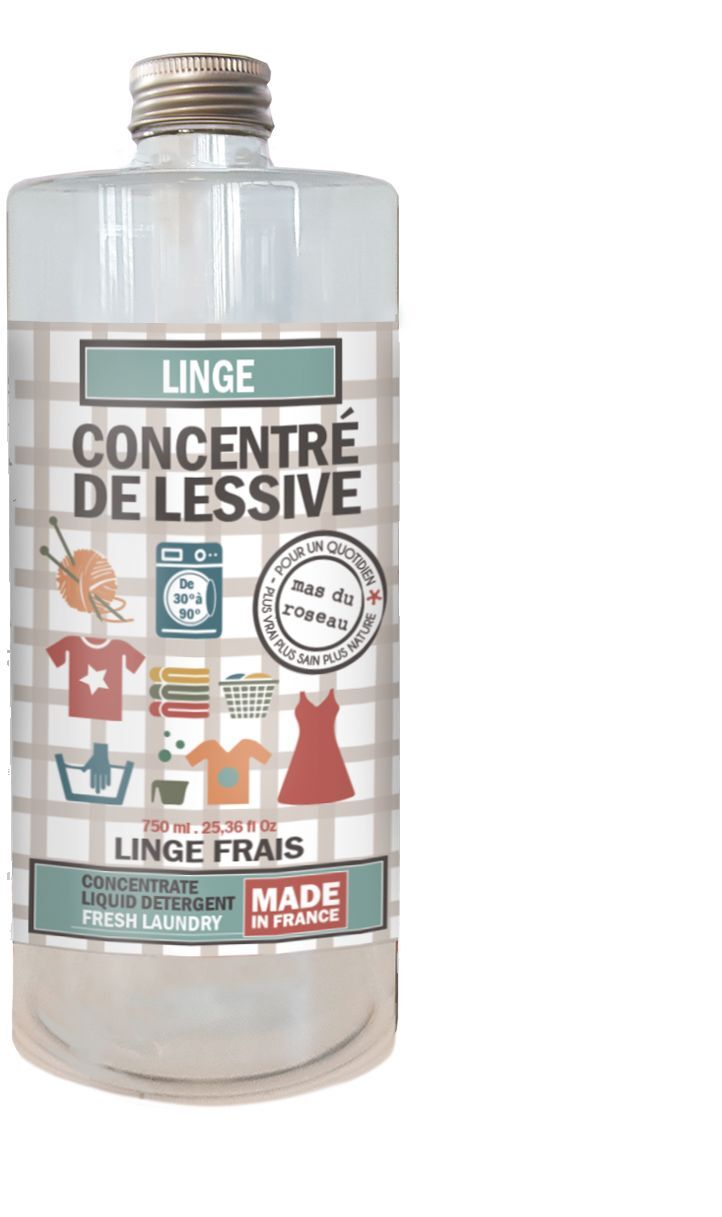 CONCENTRE DE LESSIVE Гель для стирки концентрат 750 мл, аромат "свежее бельё" на основ вид 1