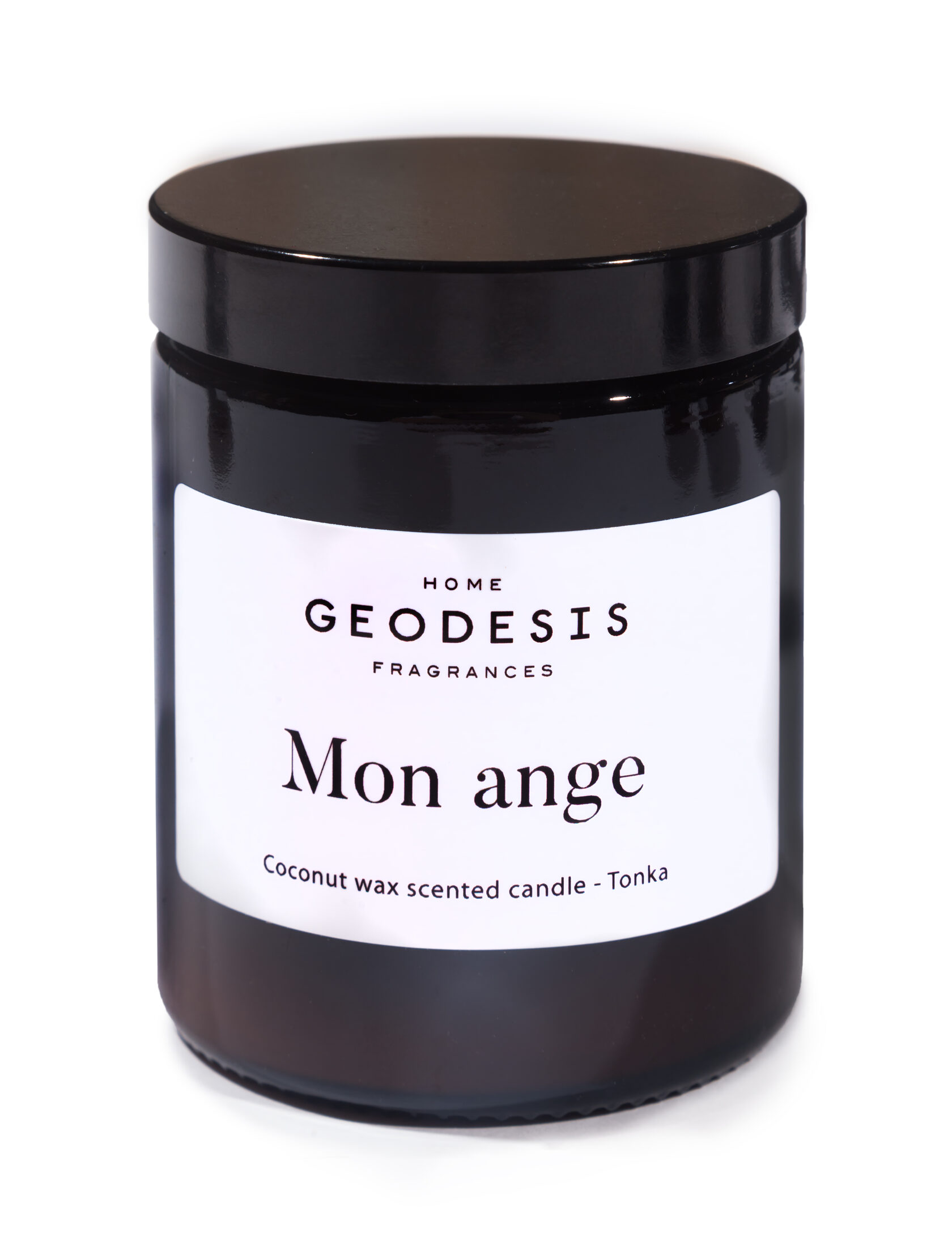 Mon ange Свеча ароматическая 100% натуральный воск из кокоса и абрикосовых косточек 150 гр, время го