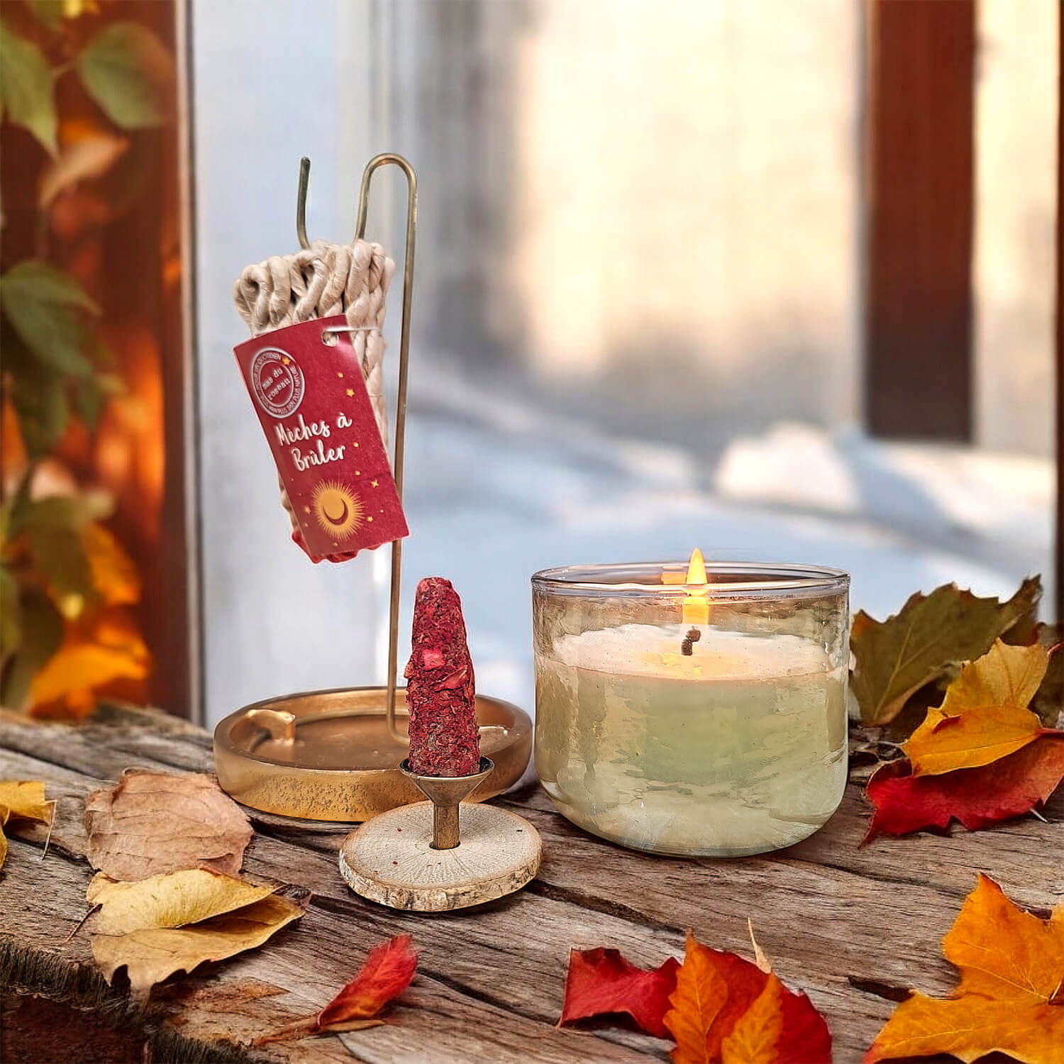 SIDI AMBRE Свеча парфюмированная 100 гр, аромат черный янтарь, выдувное стекло, 25 ч горения вид 3