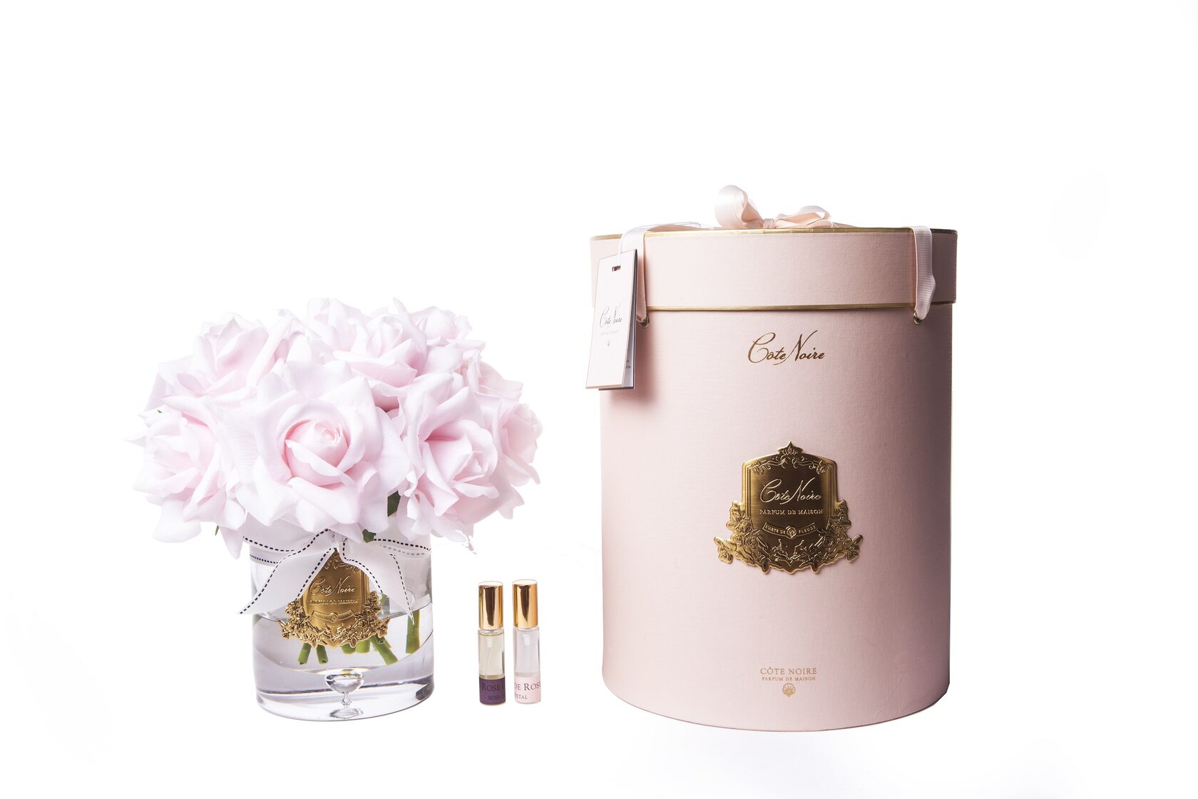 GRAND BOUQUET French pink Большой букет роз, 2 спрея, розовый, ВхШхД 32х26х26 см