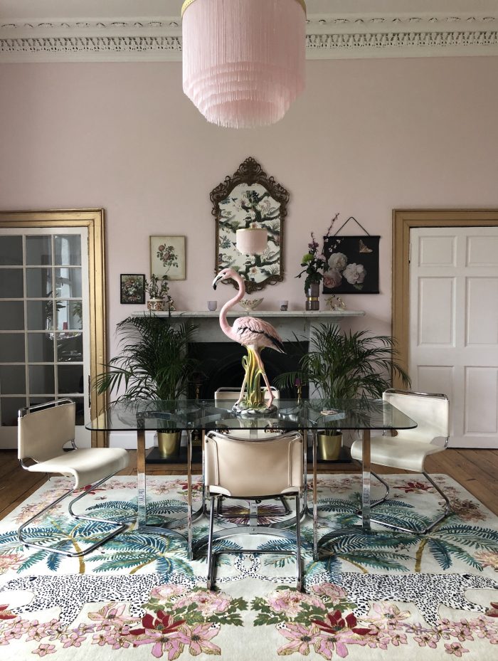 Leopard Palms LightКовер 300х220 ручной тафтинг, шерсть +тенсель, высота ворса 13 мм