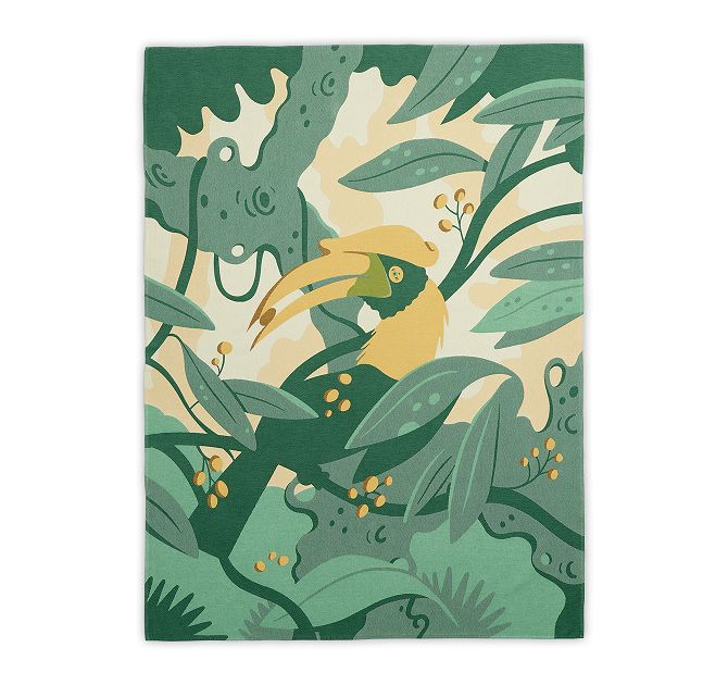 TOUCANПляжное полотенце 140/190 хлопок 100% жаккард