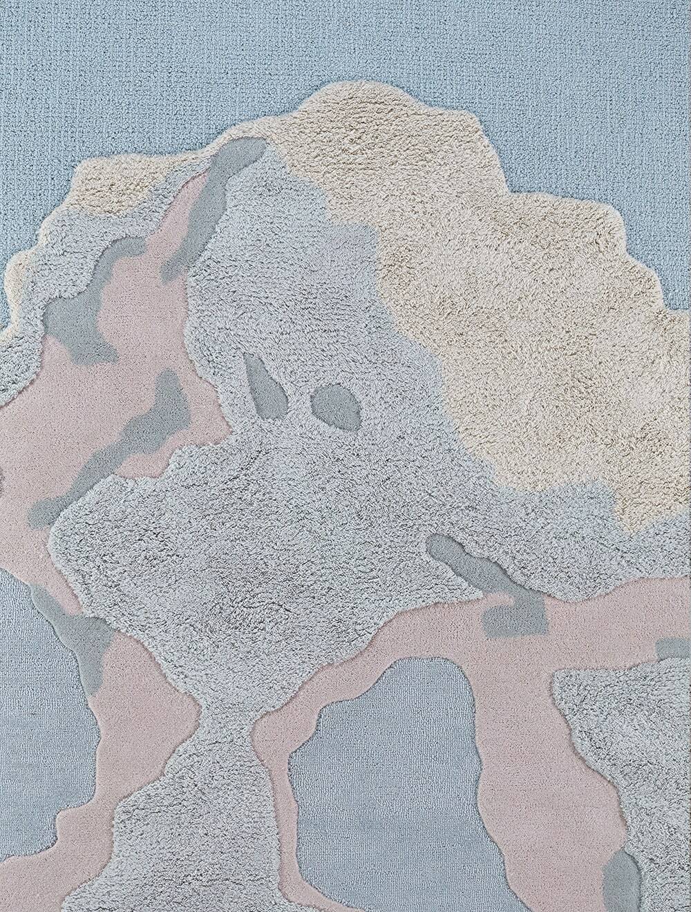 CLOUD DAYКовер 200х300, высота ворса 11-12 мм, 4 кг/м2 ручная работа, 100% новозеландская шерсть вид 2