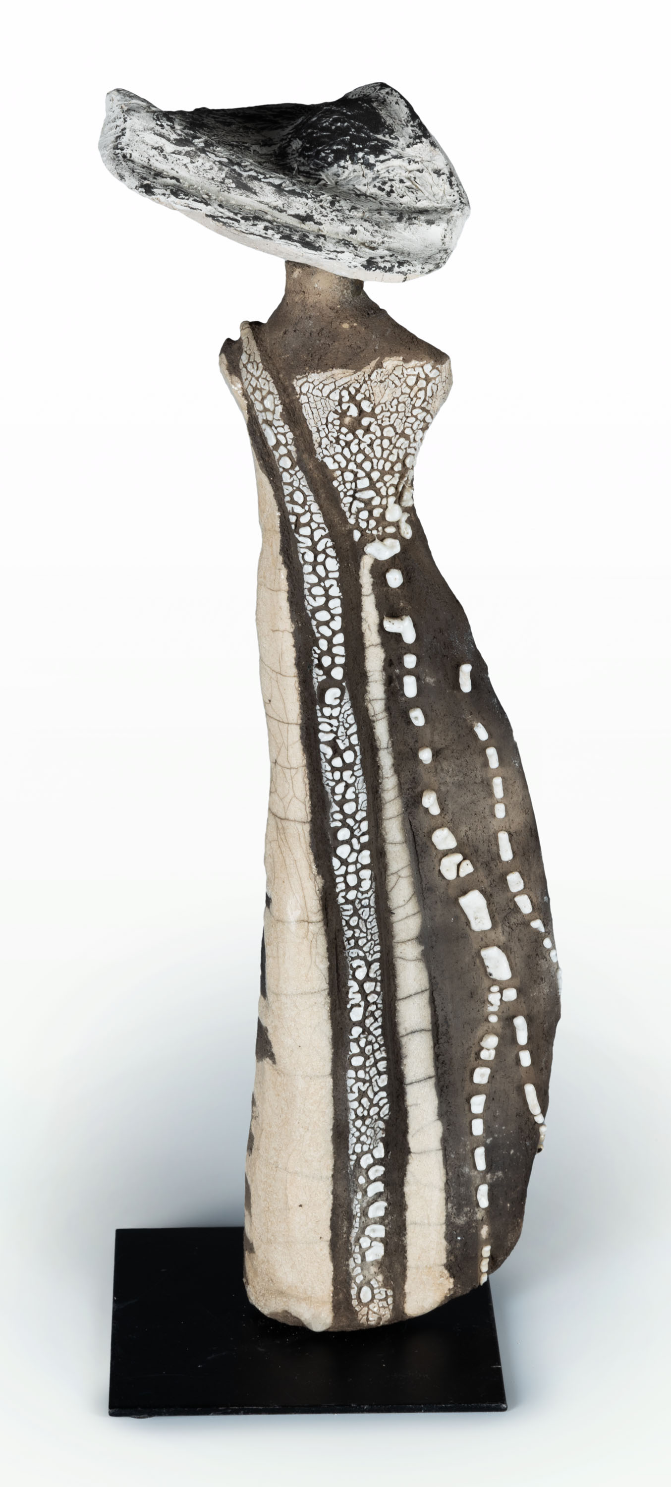 DRAPEEФигура женщины, керамика, японская техника Raku, 40 см