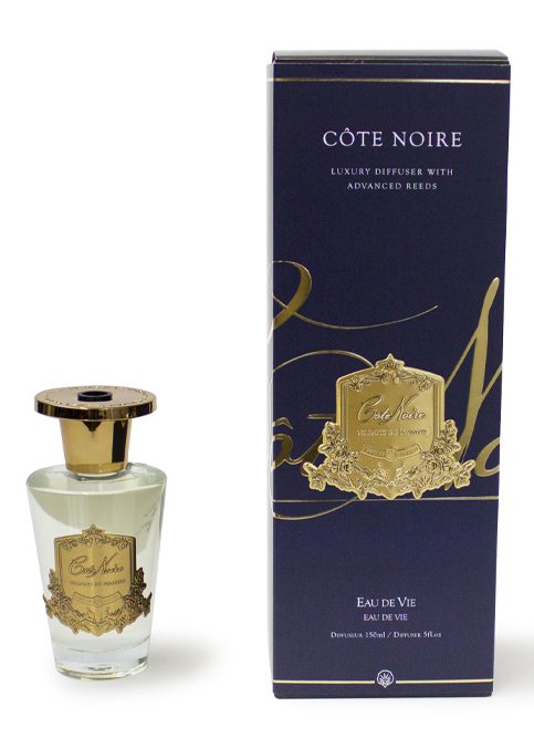 EAU DE VIEДиффузор, золотой декор, 150 мл, ВхШхД 30х10,5х10,5 см