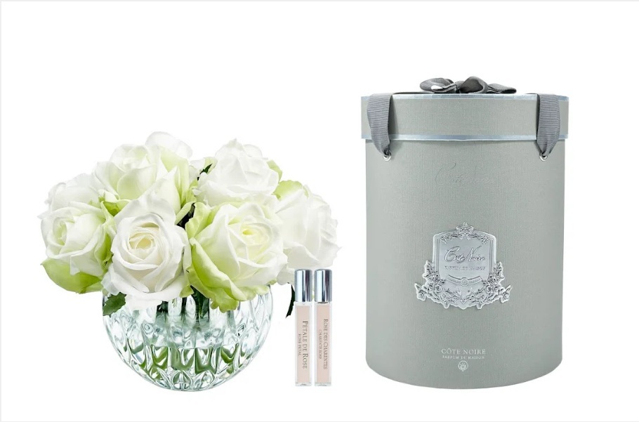 ROSE BUD BOUQUET Букет из бутонов роз, зеленый и белый, 2 спрея по 10 мл